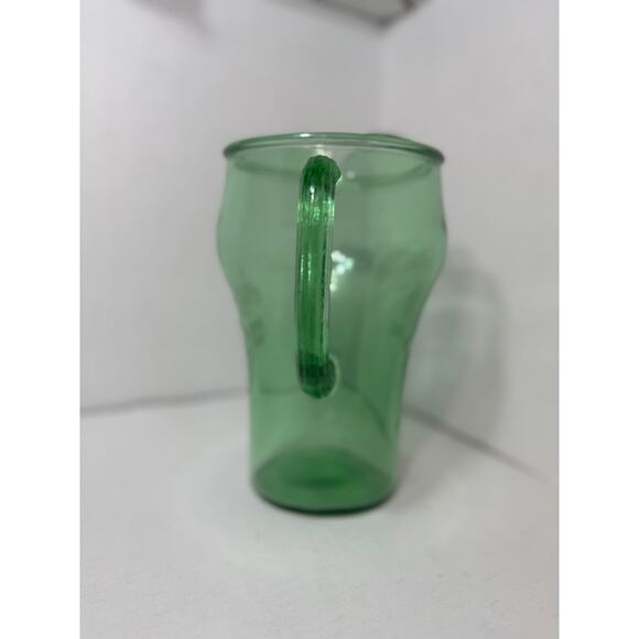 Coca-Cola Green glass pitcher Wahataburger - Picture 3 of 12